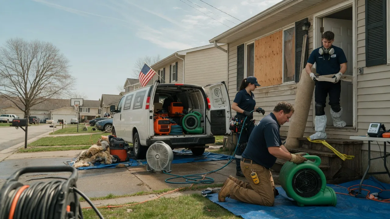 Water Damage Restoration in Norman, IN near me